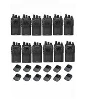 Set van 12 Wouxun KG-UVA1 Dualband VHF en UHF IP55 5Watt portofoons