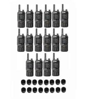 Set van 16 Inrico T320 V2 4G LTE Zello Portofoon, GPS, Wifi Smartphone, GSM, Wifi met tafellader