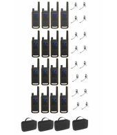 Set van 16 Motorola Talkabout T82 Extreme PMR446 Portofoons met headsets