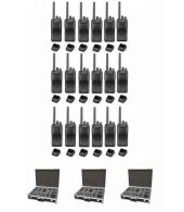 Set van 18 stuks Kenwood TK-3501 PMR446 met tafelladers en koffer