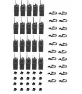 Set van 20 Kenwood TK-3701D met d-shape oortje en tafellader