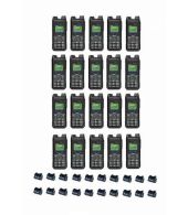 Set van 20 nrico T330 4G LTE Zello Smart Portofoons IP68 met tafellader