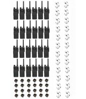 Set van 24 Hytera HP605 UHF DMR IP67 5Watt met tafellader en D-shape oortje