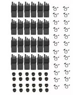 Set van 24 Motorola R2 UHF Analoog IP55 5Watt met tafellader en D-shape oortje