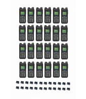 Set van 24 nrico T330 4G LTE Zello Smart Portofoons IP68 met tafellader
