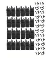 Set van 24 Retevis RT622 vergunning vrije UHF mini portofoons met G-shape oortje