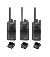 Set van 3 stuks Kenwood TK-3501 PMR446 met tafelladers