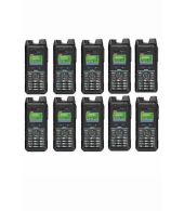 Set van 10 Inrico T330 4G LTE Zello Smart Portofoons IP68 