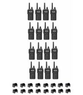 Set van 16 Kenwood PKT-300 ProTalk XLS IP52 PMR446 mini portofoons 
