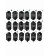 Set van 18 Hytera S1E LF Mini Portofoon vergunning vrij IP67 waterdicht met C-ring oortje