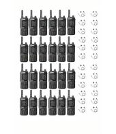 Set van 24 Inrico T320 V2 4G LTE Zello Portofoon, GPS, Wifi met D-shape oortje