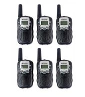 Set van 6 Retevis RT388 walkie talkies zwart OP=OP